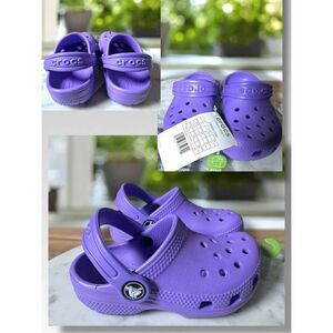 NEW 🆕🔥 CROCS Toddler Kids' Clogs Slip-on Water Shoes Size 7